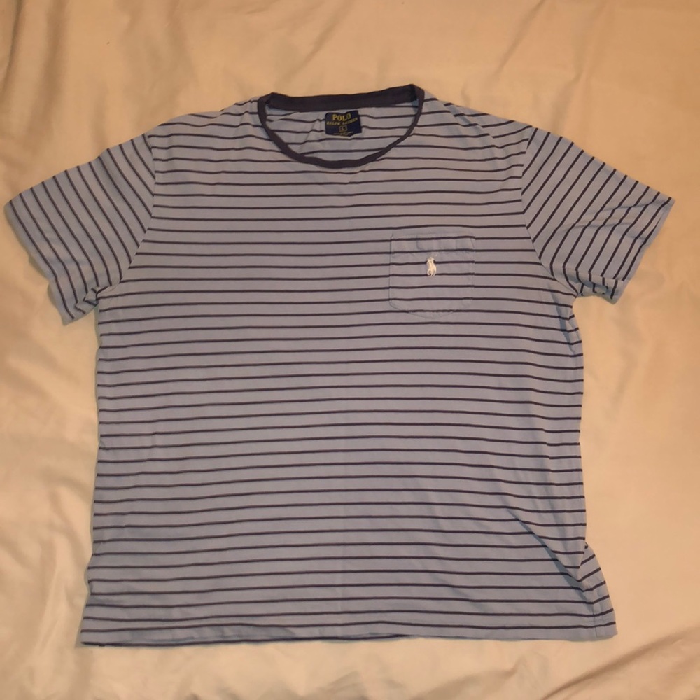 Polo Ralph Lauren Striped Tee Light/Dark Blue
